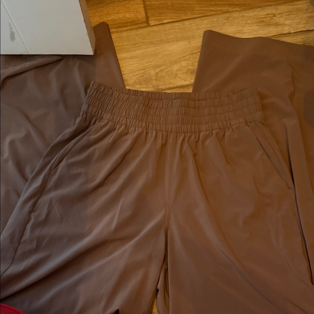 Vuori Chocolate Brown Wide-Leg Lounge Pants Villa M